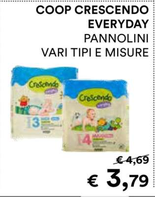 COOP CRESCENDO EVERYDAY PANNOLINI