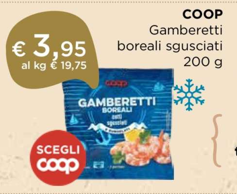 COOP GAMBERETTI BOREALI SGUSCIATI