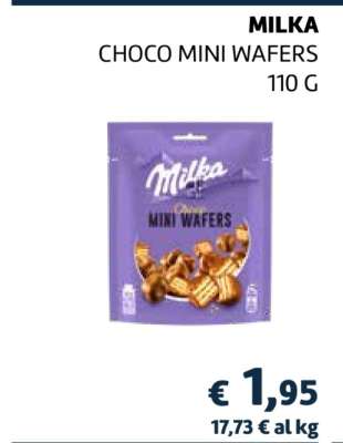 MILKA CHOCO MINI WAFERS