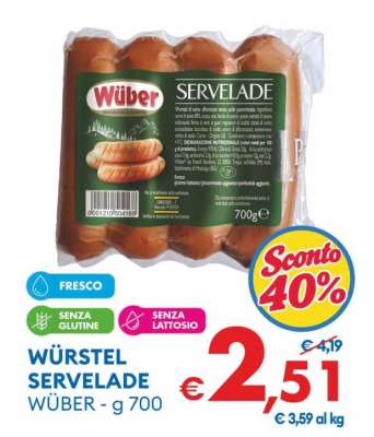 WÜRSTEL SERVELADE