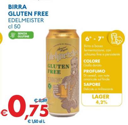 BIRRA GLUTEN FREE