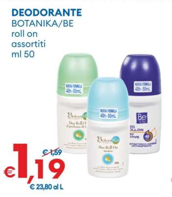 DEODORANTE BOTANIKA/BE