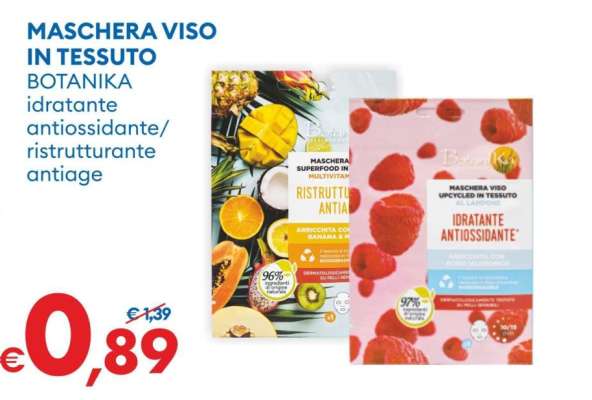 MASCHERA VISO IN TESSUTO