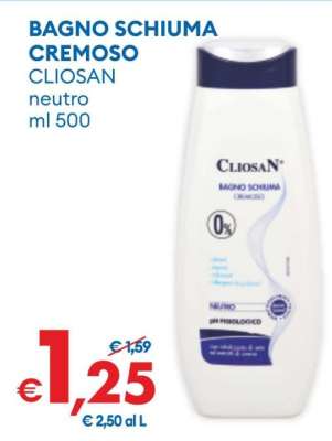 BAGNO SCHIUMA CREMOSO