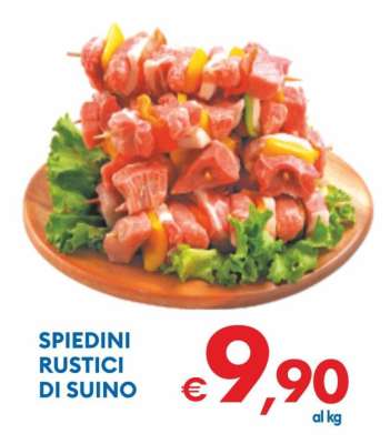 SPIEDINI RUSTICI DI SUINO