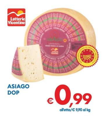 Asiago DOP