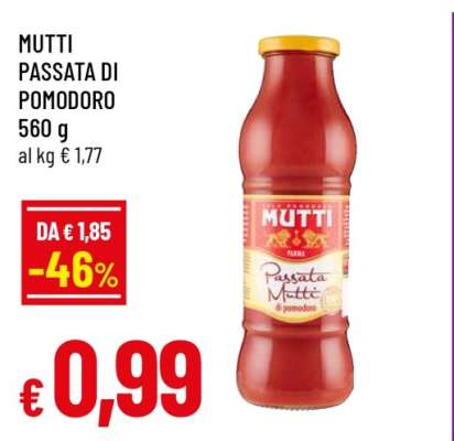 MUTTI passata di pomodoro
