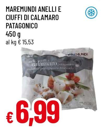 MAREMUNDI ANELLI E CIUFFI DI CALAMARO PATAGONICO