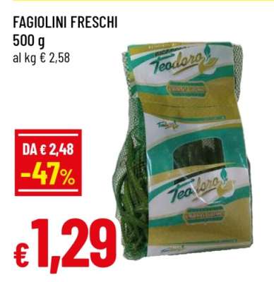 FAGIOLINI FRESCHI