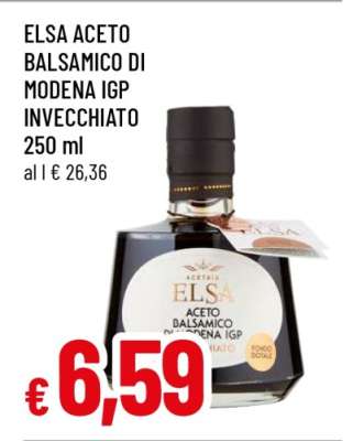 ELSA ACETO BALSAMICO DI MODENA IGP INVECCHIATO
