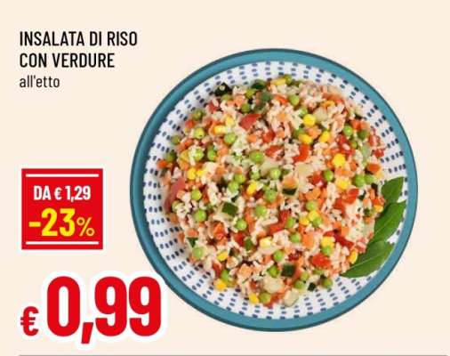 INSALATA DI RISO CON VERDURE