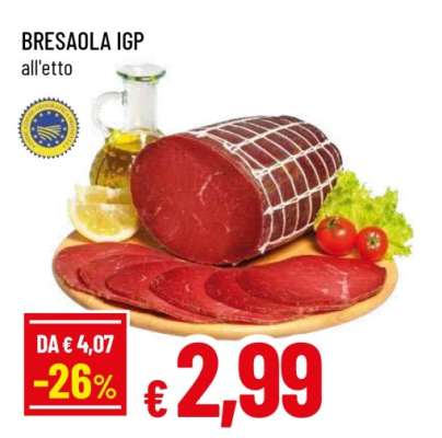 BRESAOLA IGP
