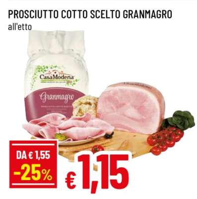 PROSCIUTTO COTTO SCELTO GRANMAGRO