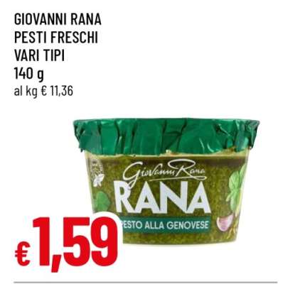 GIOVANNI RANA PESTI FRESCHI VARI TIPI