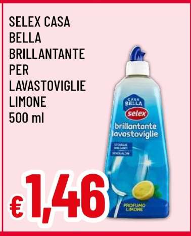SELEX CASA BELLA BRILLANTANTE PER LAVASTOVIGLIE LIMONE