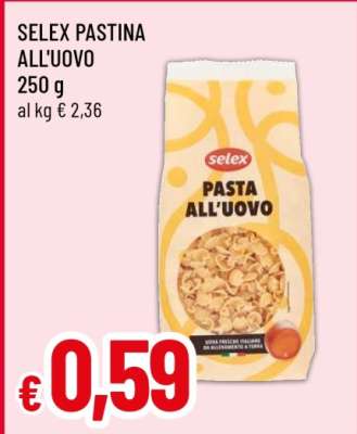 SELEX pastina all'uovo
