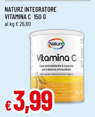 NATURZ INTEGRATORE VITAMINA C 150 G