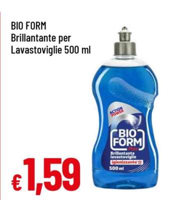BIO FORM Brillantante per Lavastoviglie 500 ml