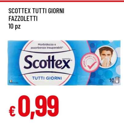 SCOTTEX TUTTI GIORNI FAZZOLETTI