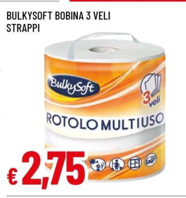 BULKYSOFT BOBINA 3 VELI STRAPPI