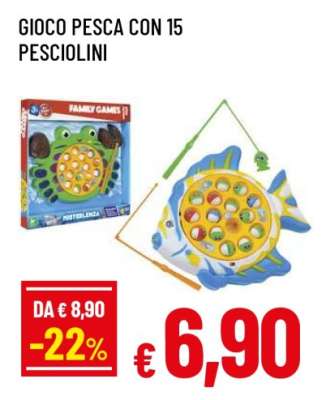 GIOCO PESCA CON 15 PESCIONI