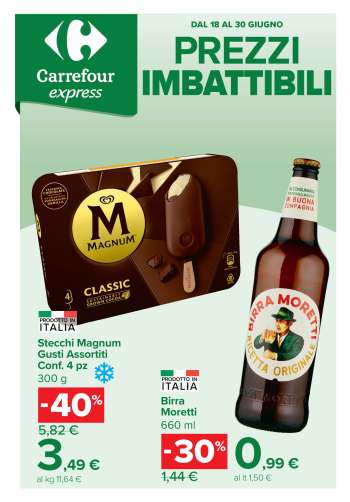 Volantino Carrefour - 18/6/2026 - 30/6/2026.