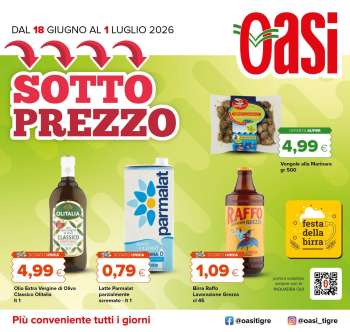 Volantino Oasi - 18/6/2026 - 1/7/2026.