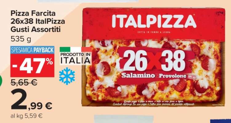 Pizza Farcita 26x38 ItalPizza Gusti Assortiti