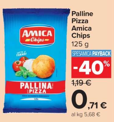 Palline Pizza Amica Chips