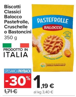 Biscotti Classici Balocco Pastefrolle, Cruschelle o Bastoncini