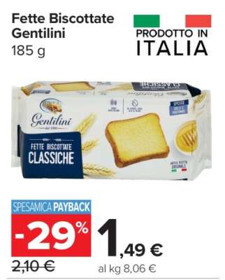 Fette Biscottate Gentilini