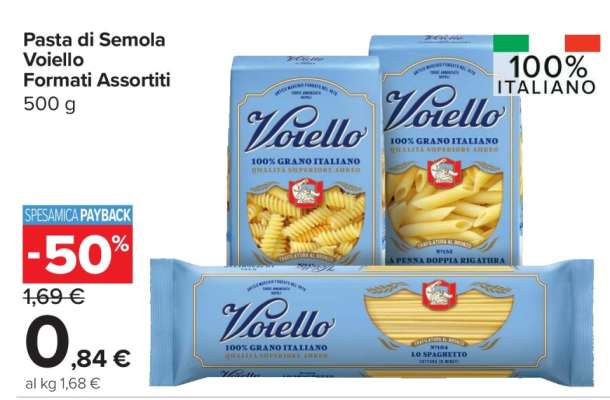 Pasta di Semola Voiello Formati Assortiti