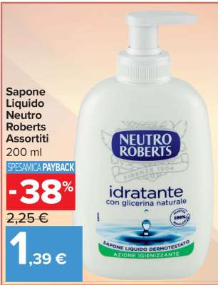 Sapone Liquido Neutro Roberts Assortiti