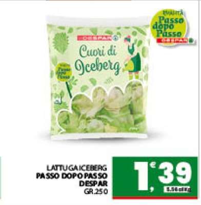 Lattuga iceberg Passo dopo Passo DESPAR