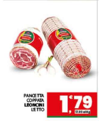 PANCETTA COPPATA LEONCINI
