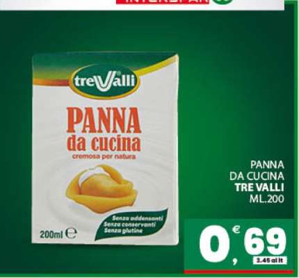 PANNA DA CUCINA TRE VALLI