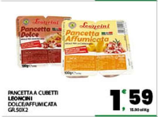 PANCETTA A CUBETTI LEONCINI