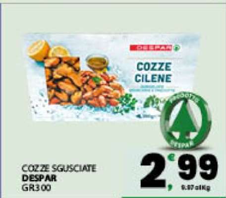 COZZE SGUSCIATE DESPAR