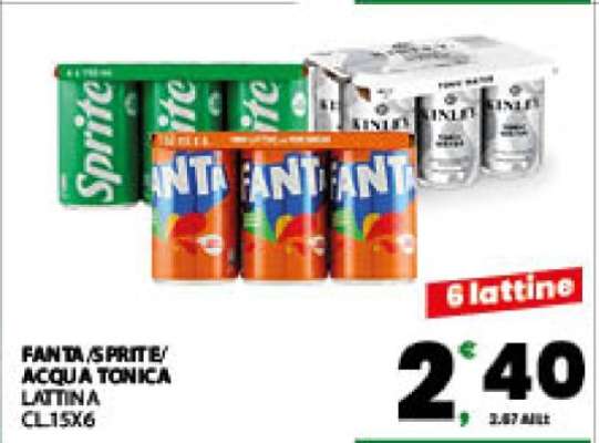 FANTA / SPRITE / ACQUA TONICA