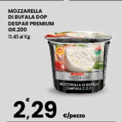 MOZZARELLA DI BUFALA DOP DESPAR PREMIUM