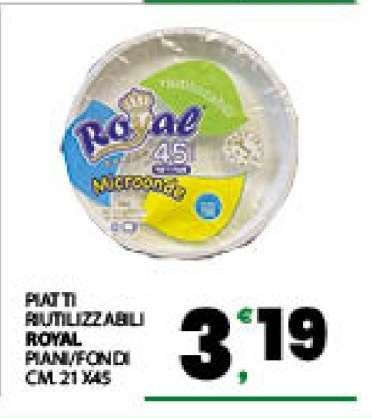 Piatti riutilizzabili ROYAL