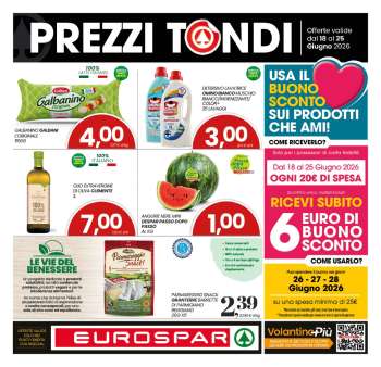 Leták Eurospar - 18.6.2026 - 25.6.2026.