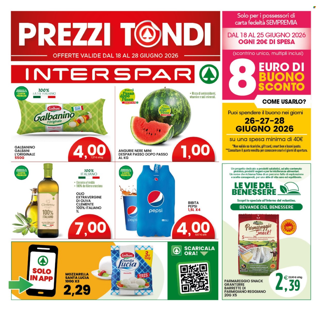 Leták Interspar - 18.6.2026 - 25.6.2026. Strana 1