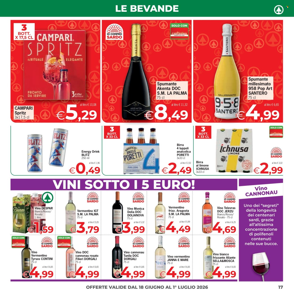 Volantino Despar - 18/6/2026 - 1/7/2026. Pagina 17