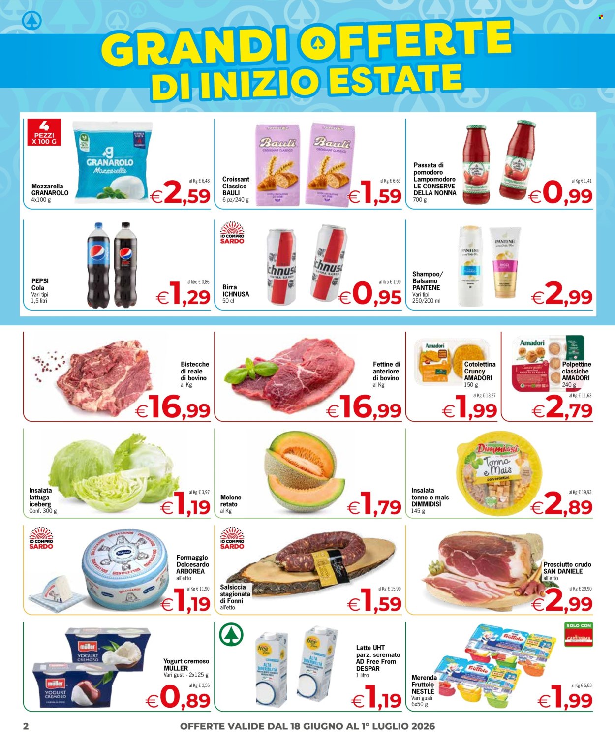 Volantino Despar - 18/6/2026 - 1/7/2026. Pagina 2