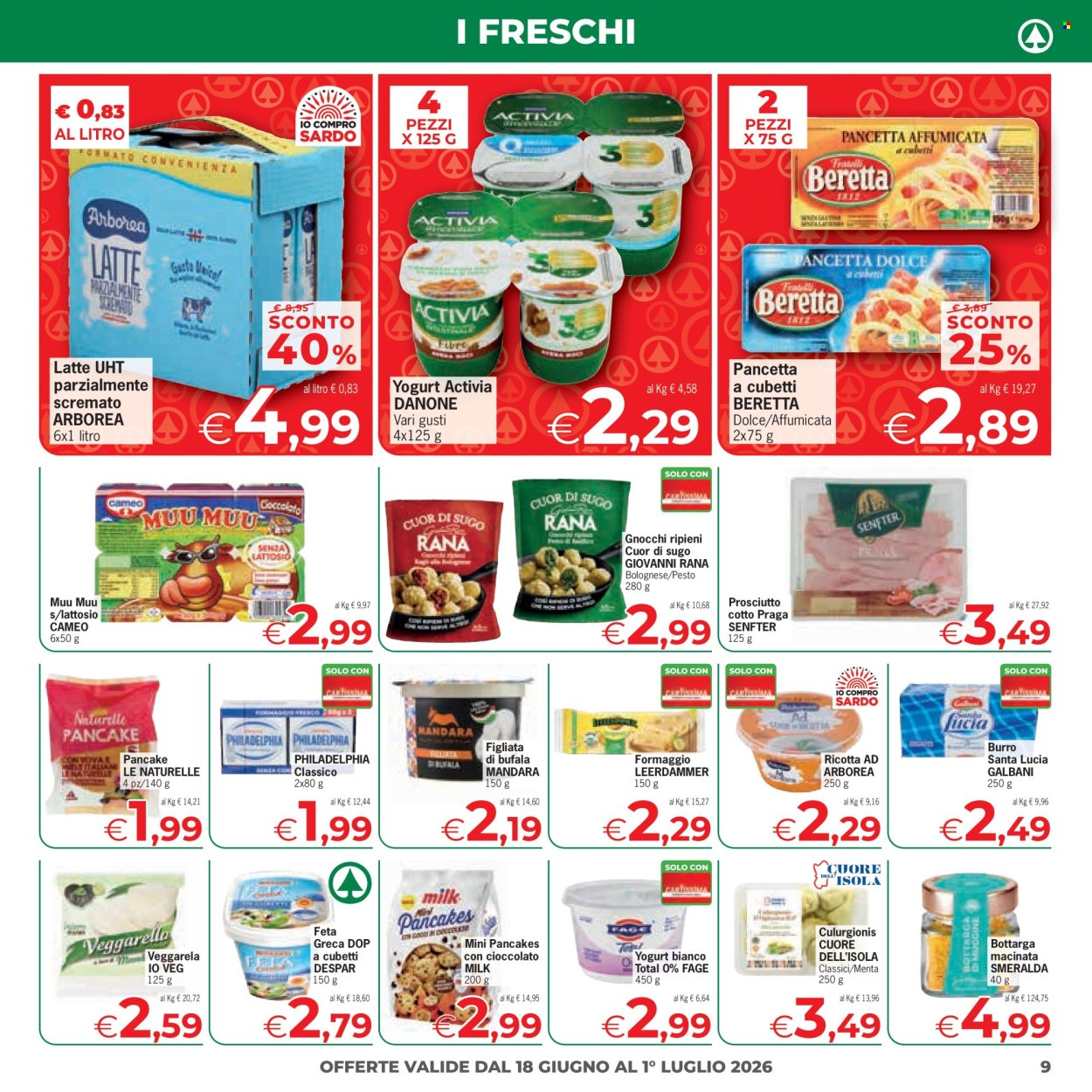 Leták Eurospar - 18.6.2026 - 1.7.2026. Strana 9