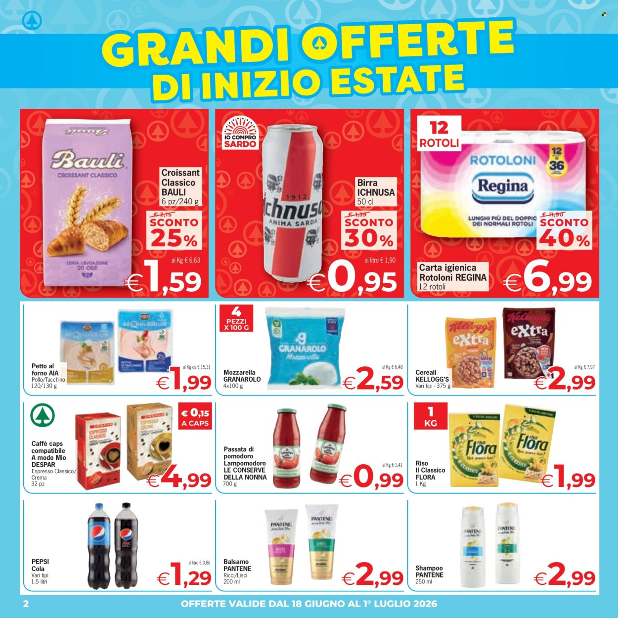 Volantino Despar - 18/6/2026 - 1/7/2026. Pagina 2