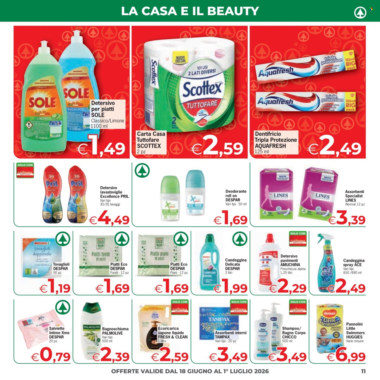 Volantino Despar - 18/6/2026 - 1/7/2026. Pagina 11