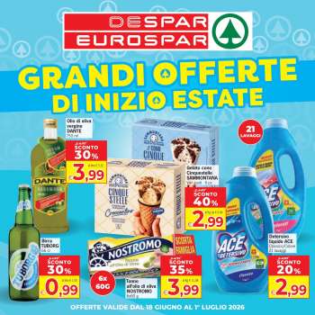 Volantino Eurospar - 18/6/2026 - 1/7/2026.