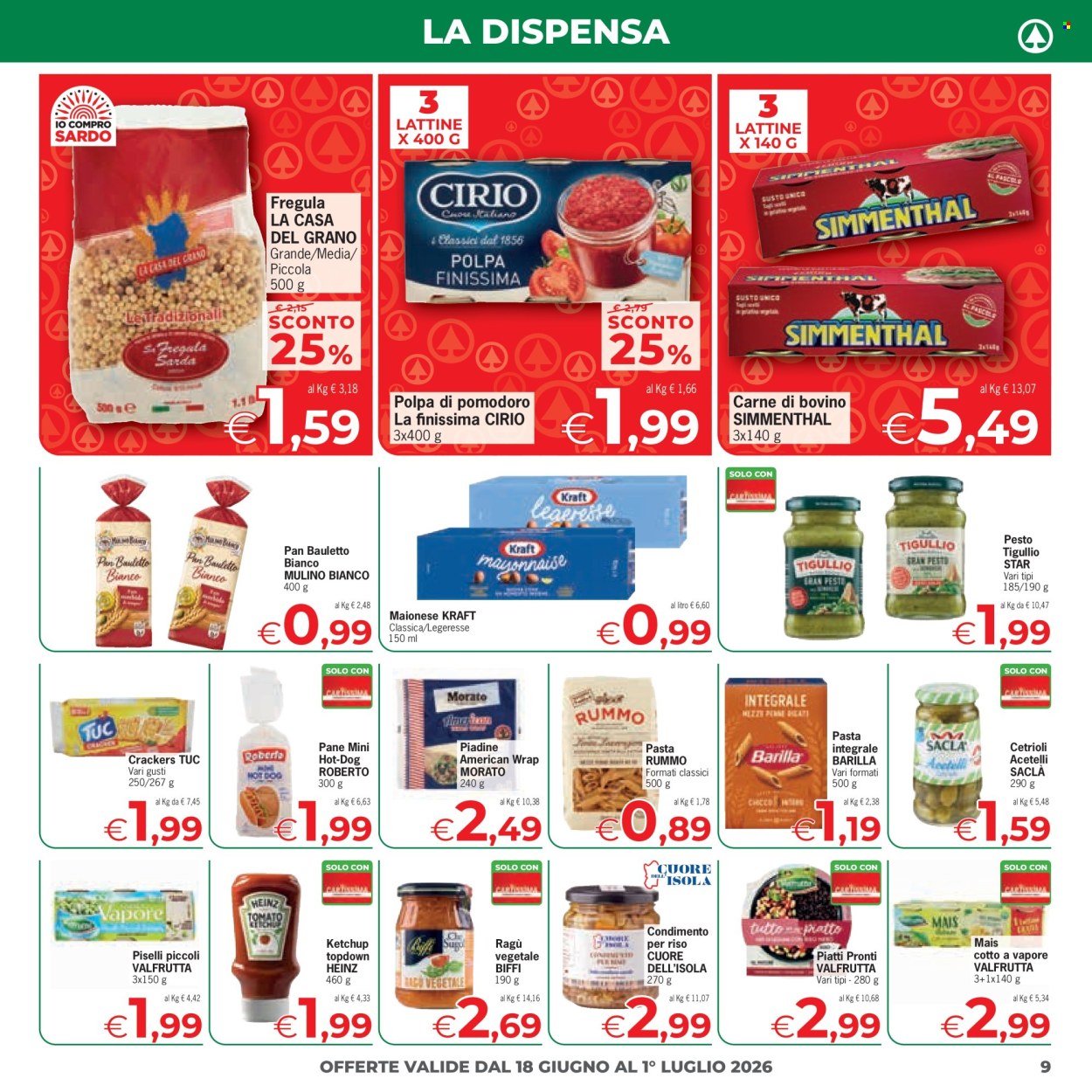 Volantino Eurospar - 18/6/2026 - 1/7/2026. Pagina 9